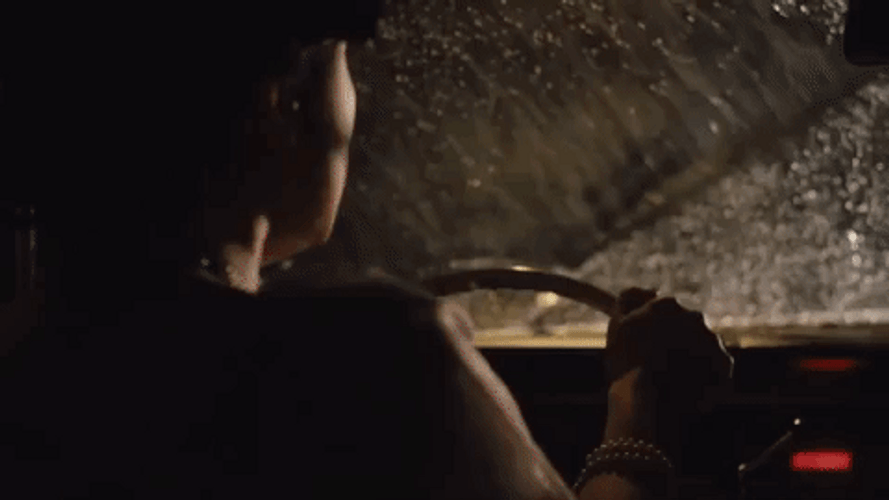 Car Driving In Rain GIF