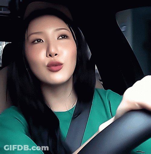 Car Driving Korean Female GIF