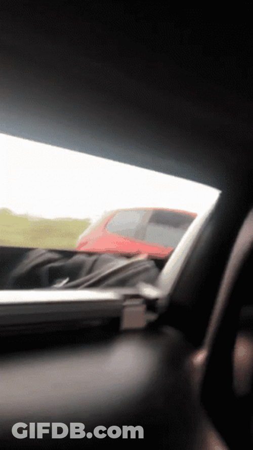 Car Driving Overtaking On The Motorway GIF