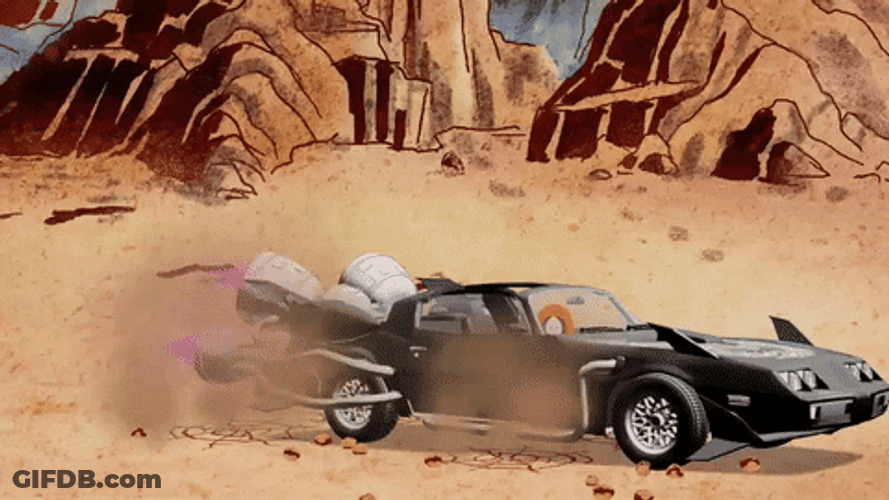 Car Driving Peeling Out GIF