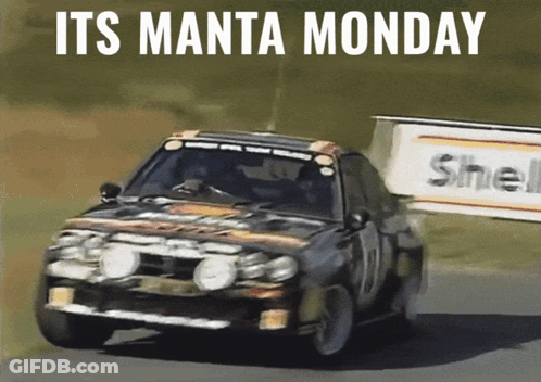 Car Driving Saying Its Manta Monday GIF