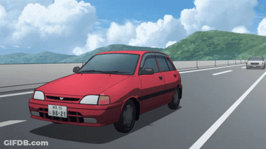 Car Driving Toyota Starlet GIF