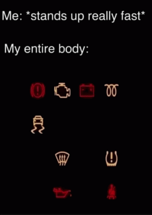 Car Engine Warning Signs Flickering GIF