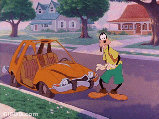 Car Explosion Goofy Movie GIF