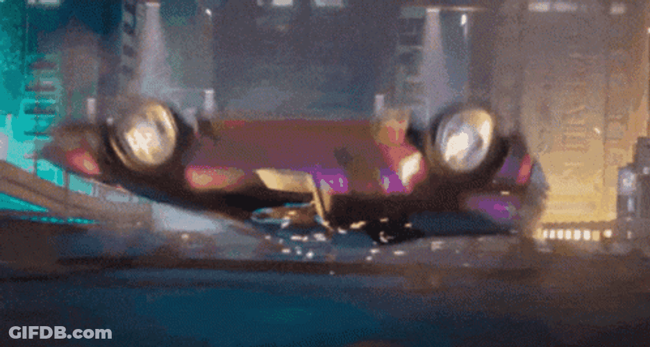Car Flip Struck Crash GIF