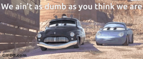 Car From Cars Movie Driving Desert Road GIF