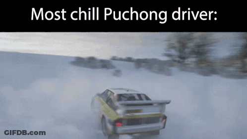 Car In Snow Most Chill Puchong Driver GIF