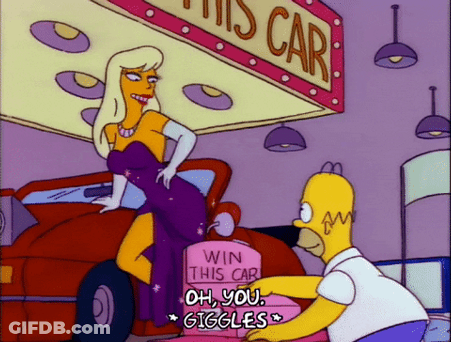 Car Model Homer Meme GIF