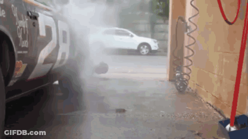 Car Number 29 Exhaust Smoke GIF
