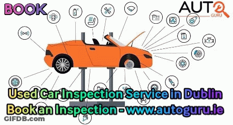 Car On Lift With Hood Open GIF
