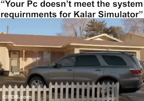 Car Parked By White Picket Fence House GIF