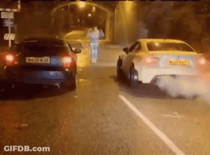 Car Racing To Marathon GIF