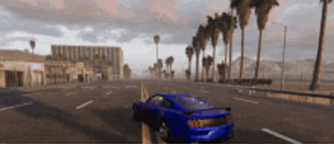 Car Racing Video Game Drift GIF