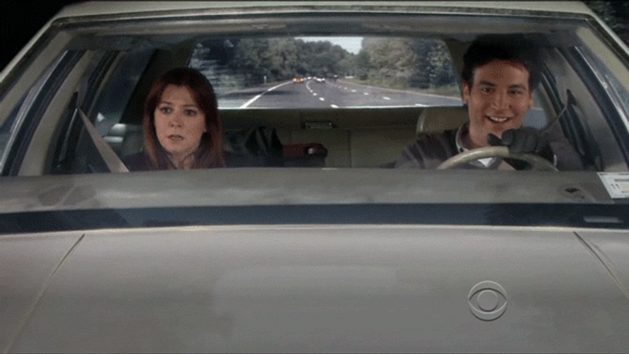 Car Ride Stress HIMYM GIF