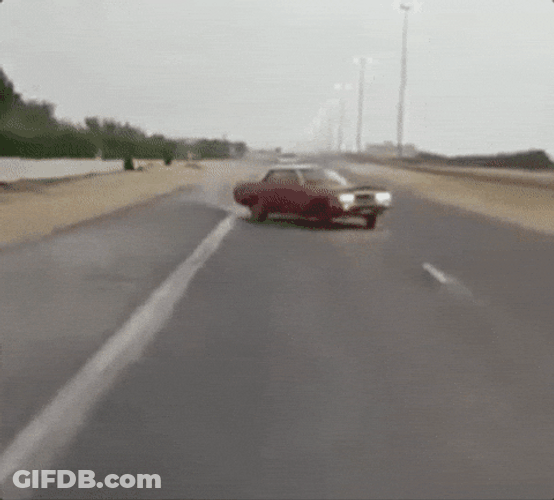 Car Road Driving Crazy GIF