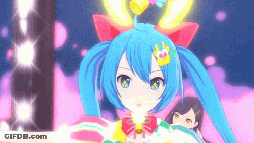 Car Saying Happy Birthday Miku GIF