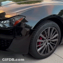Car Steering Wheel With Phone Icon GIF