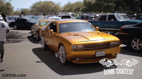Car With California License Plate DK4-0031 GIF