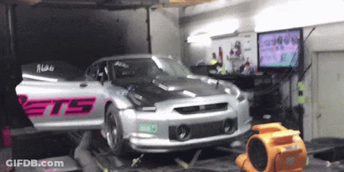 Car With Ets On Front GIF