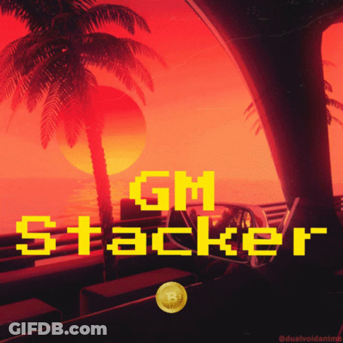 Car With GM Stacker Written On It GIF