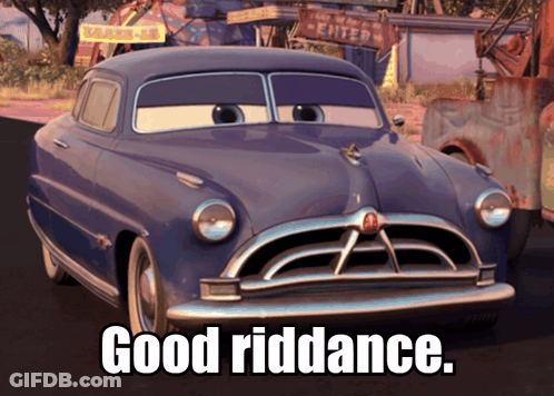 Car With Good Riddance GIF