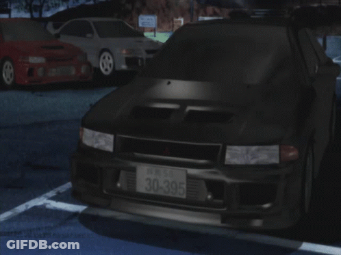 Car With License Plate 30-395 Parked GIF