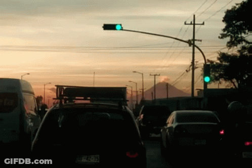 Car With License Plate 42-75 Driving GIF