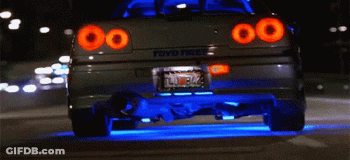 Car With License Plate Saying 00 GIF