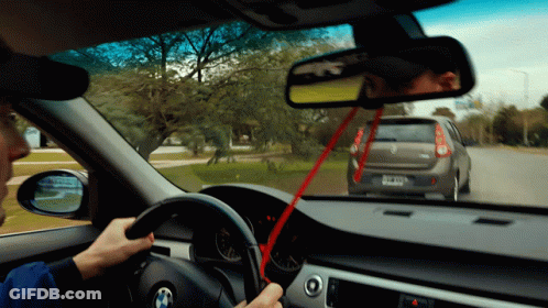 Car With License Plate SRR 5336 Parked GIF