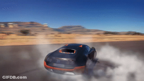 Car With License Plate Starting S GIF