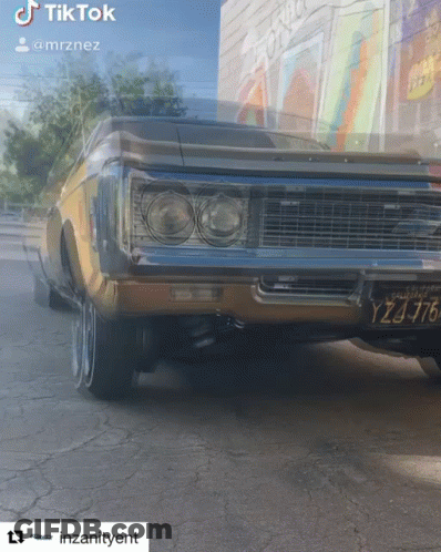 Car With License Plate YZ3-776 GIF