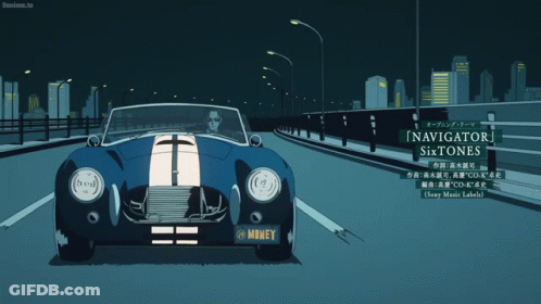 Car With Money License Plate Driving GIF