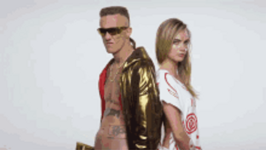 Cara Delevingne And Die Antwoord GIF