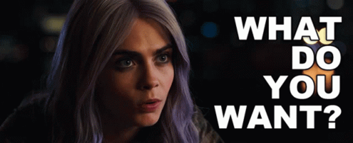 Cara Delevingne What Do You Want GIF