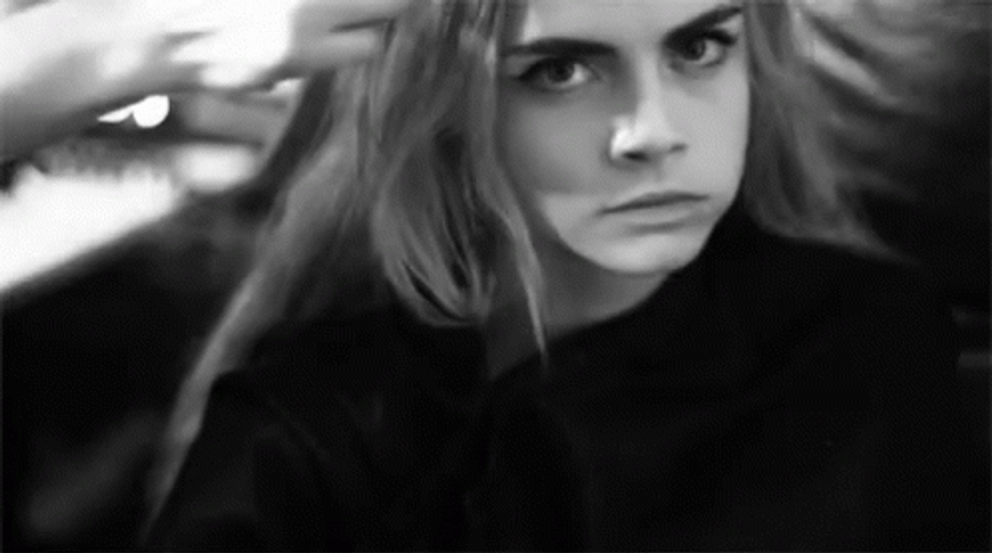 Cara DelevingneCool Finger Gun GIF
