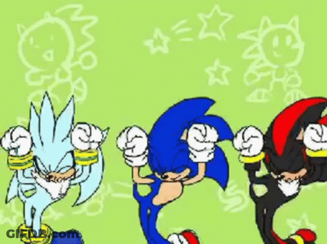Caramelldansen Sonic The Hedgehog Characters GIF