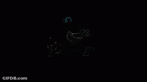 Carbon Fin Logo With Blue Whale GIF