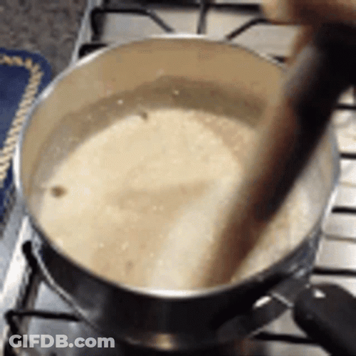 Carbonara Stirring The Pot GIF
