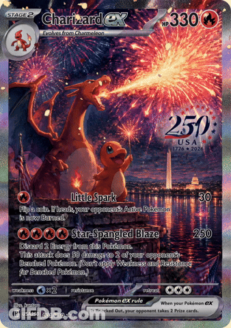 Card Saying Charizard GIF
