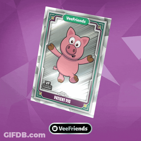 Card With Pig Patient Pig GIF