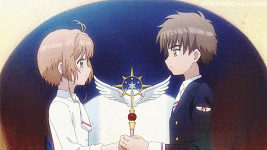 Cardcaptor Sakura Cute Anime Couple Photo GIF