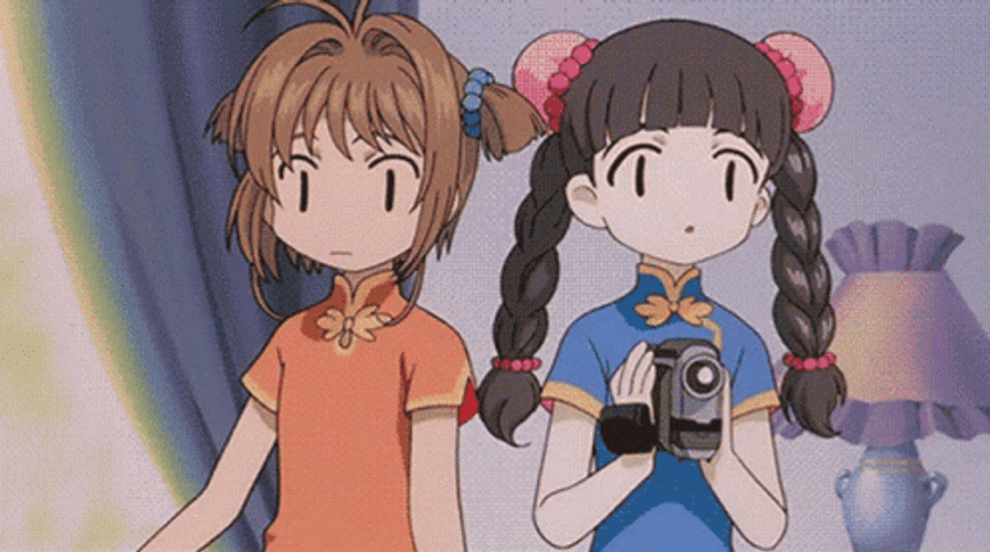 Cardcaptor Sakura Funny Girls Scene GIF