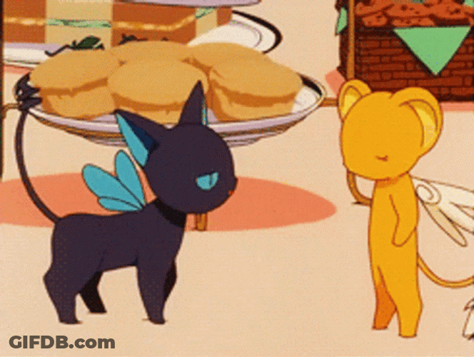 Cardcaptor Sakura Keroberos Fighting Spinel Sun GIF