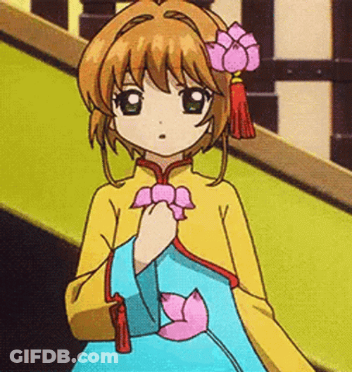 Cardcaptor Sakura Kimono Japanese Dress GIF