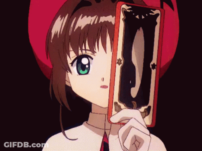 Cardcaptor Sakura Summoning Card GIF
