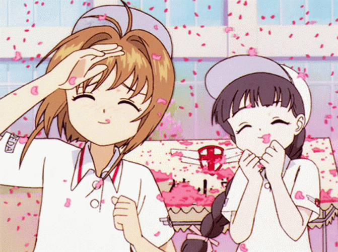 Cardcaptor Sakura Tomoyo Happy Confetti GIF