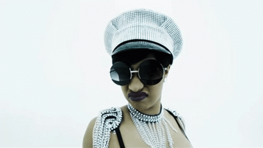 Cardi B Confirming GIF