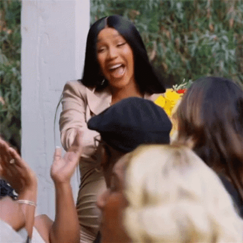 Cardi B Flattered GIF