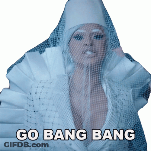 Cardi B Go Bang Bang GIF