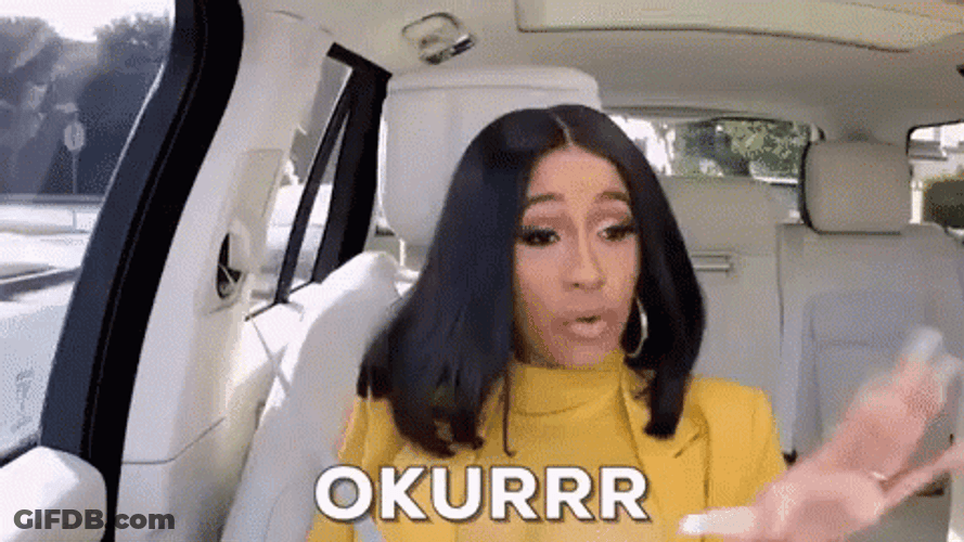 Cardi B Inside Car Sassy Okurrr GIF
